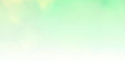Light Green, Yellow template with sky, clouds. vector