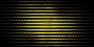 Dark Green, Yellow background with circles. vector