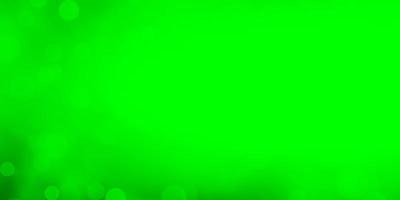 Light Green background with circles. vector