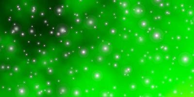 textura verde claro con hermosas estrellas. vector