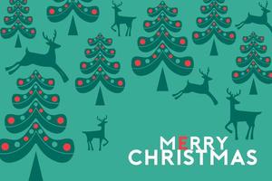 Merry Christmas and pine tree web template vector