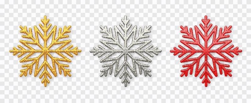 Blue glitter snowflake year Royalty Free Vector Image