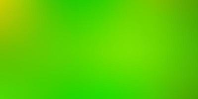 patrón borroso verde claro, amarillo. vector