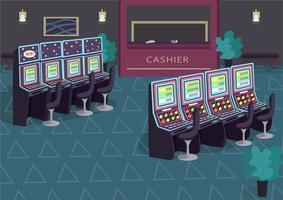 Slot machine row vector