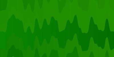 Light Green background with curved lines. vector