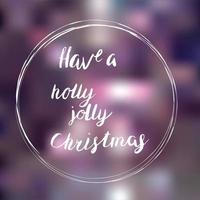 Have a holly jolly Christmas vector