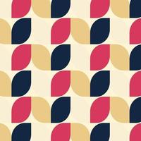 Retro geometric pattern. Abstract background vector