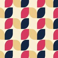 Retro geometric pattern. Abstract background vector