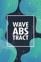 Abstract wavy colorful background vector