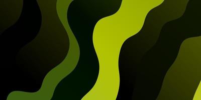 Green background with bent lines. vector