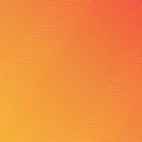 Abstract yellow wave lines pattern on orange background vector