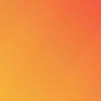 Abstract yellow wave lines pattern on orange background vector