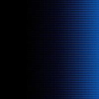 Blue halftone dots on black background and texture. vector