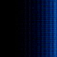 Blue halftone dots on black background and texture. vector