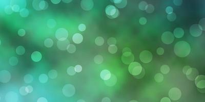 Light Green texture with disks. vector