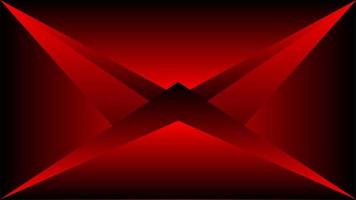 Abstract background outline triangles in red color vector