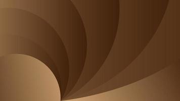 Half circle triangle abstract background in brown vector