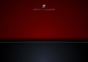 Abstract red and black gradient background vector