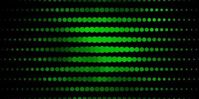 Dark Green background with circles. vector