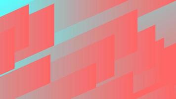 Simple blue red color squares abstract background vector