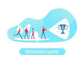 Leadership Motivational Speaker vector