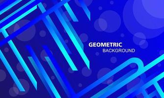 Blue diagonal grid lines abstract background with circle vector