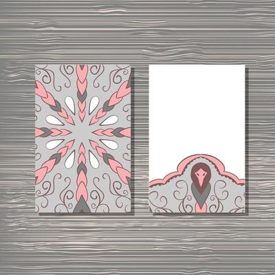 Visit card template.