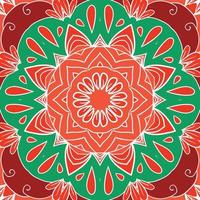 Flower mandala background. vector