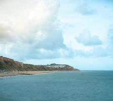 Beach side blue photo