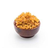Bowl of raisins photo