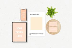 Business stationery mock-up photo