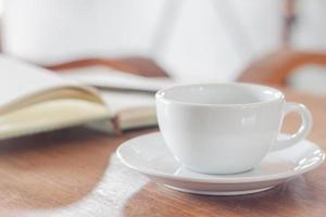 Close-up of a coffee cup photo