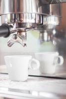 Espresso machine and a cup photo