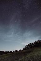 Stars over the hillside photo