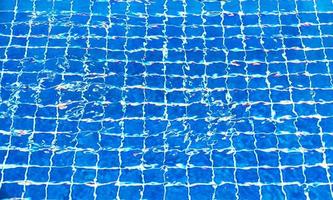 Ripped water in swimming pool