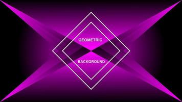 Elegant purple color crystal shape abstract background vector