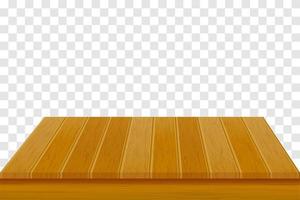 Wooden table top vector