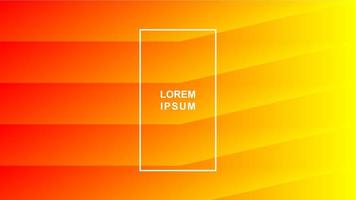 Abstract background with colorful orange lines vector