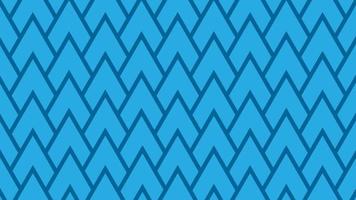 Abstract triangular pattern background in blue color vector