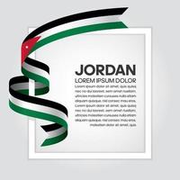 jordania resumen ola bandera cinta vector