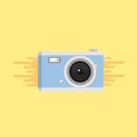 Cute digital camera vector