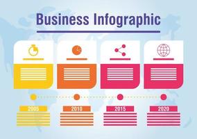 Business and corporate infographic banner vector