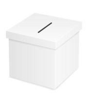 Ballot box for election voting vector