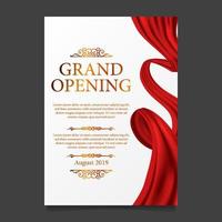 Ribbon Cutting Ceremony Party Invitation, Grand Opening Launch