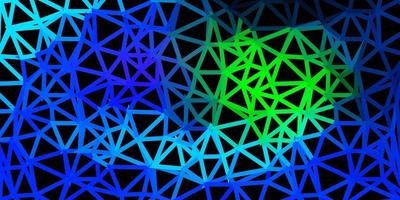 Light blue, green triangle mosaic pattern. vector