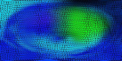 Light blue, green triangle mosaic pattern. vector