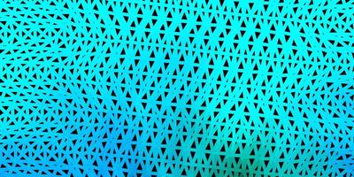 Light blue, green triangle mosaic pattern. vector