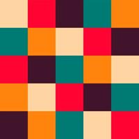 Pattern with squares vector