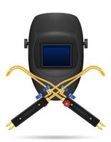 máscara protectora para soldadores y equipos