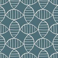 Hand drawn and colored seamless pattern vector